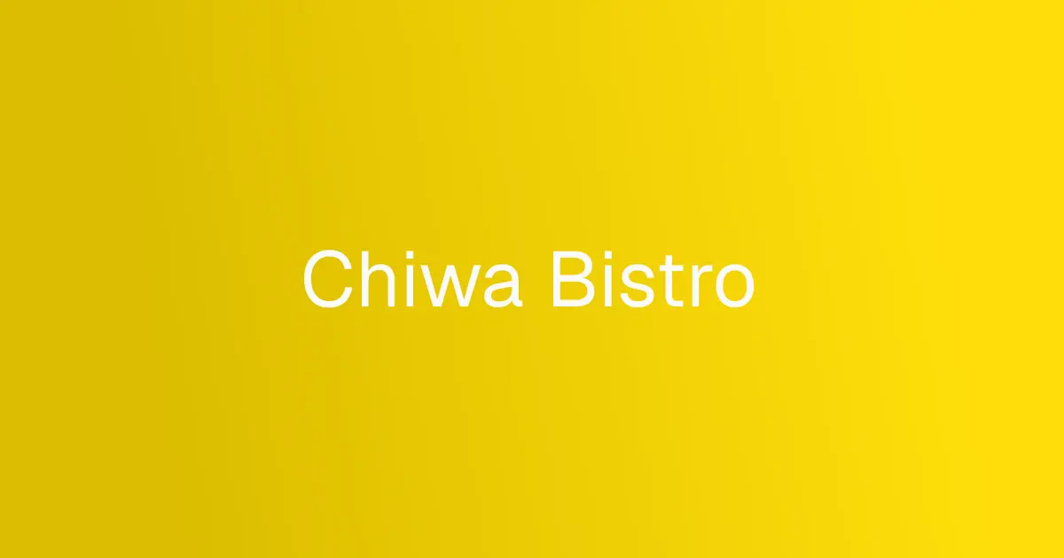 Chiwa Bistro
